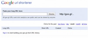 Google URL Shortener Service