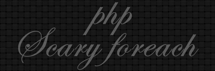 php foreach object