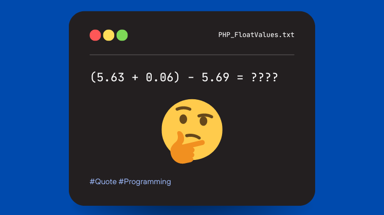 Float values in PHP
